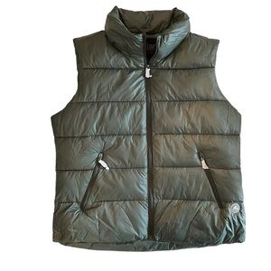 Pajar Women’s NWT Zip Up Vest Military Green Puffer Size Medium